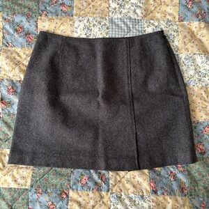 Vintage Express gray wool mini skirt